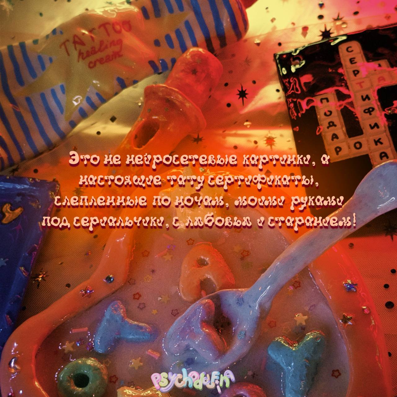 Тату сертификат